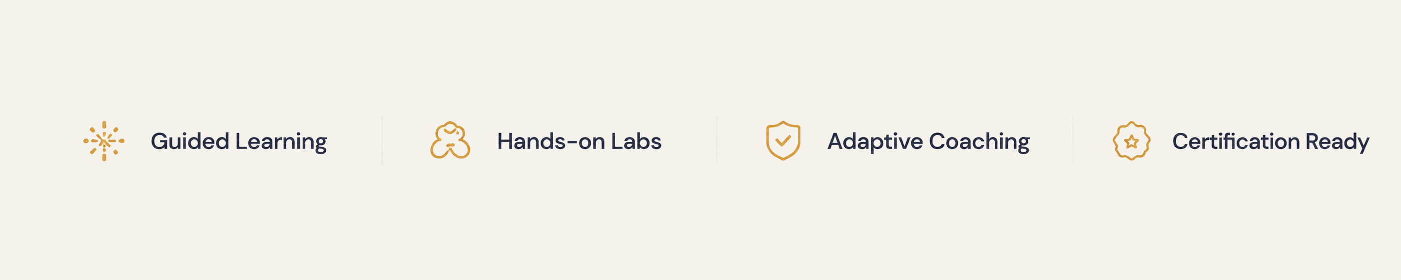 Guided Learning, Hands-on Labs, Adaptive Coaching, and Certification Ready